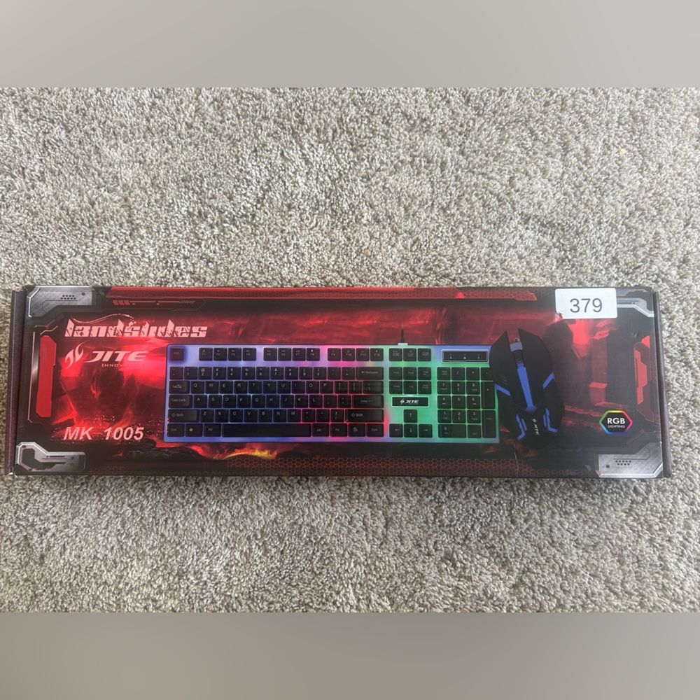 RGB Gaming Keyboard and Mouse Combo - Multicolor